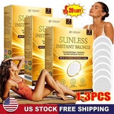 1-3x Sunless Natural Glow Tanning Microdarts Patch,2026 New Enhances Natural Tan