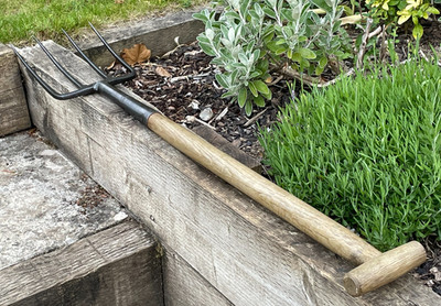 Vintage Stermat Gartengabel Graben Kultivierwerkzeug