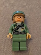 LEGO Endor Rebel Commando Trooper Minifigure Blaster Star Wars Sand Green sw0507
