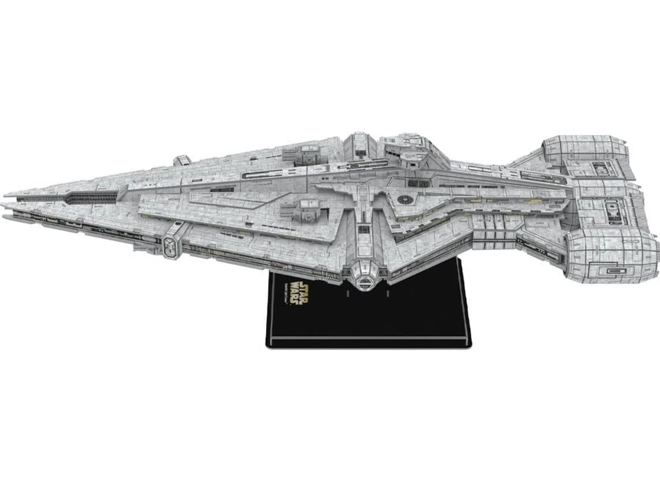 Star Wars Mandalorian Imperial Light Cruiser Revell 3D Puzzle With Stand New  - Image 4 of 4