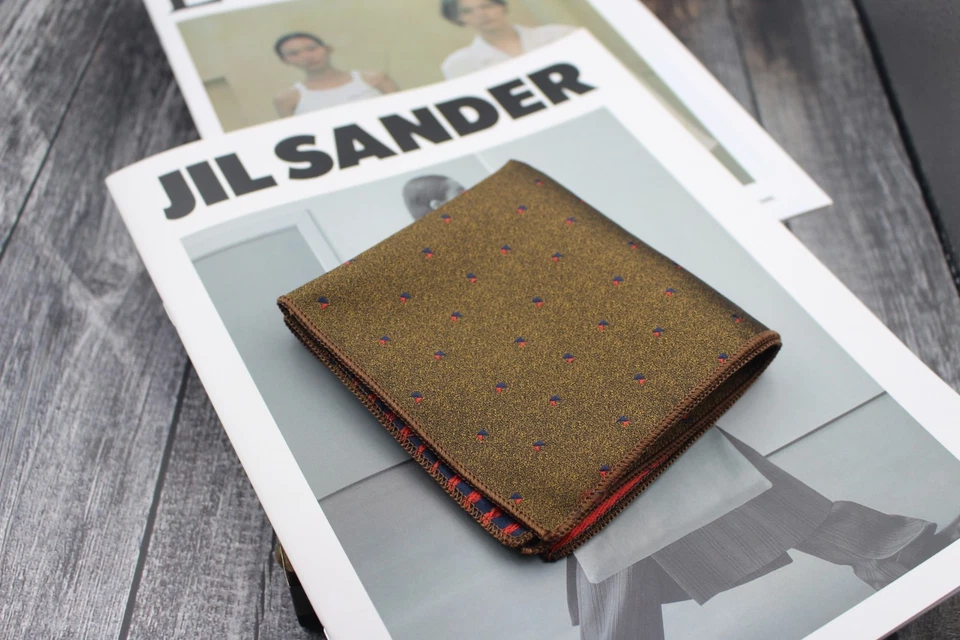 Handkerchief Vintage Paisley Pocket Square Men's Chest Business Suit Accessories - Image 3 of 4