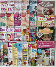 Various Craft Magazines Mollie Makes Craftseller Handmade etc SELECT ISSUES
