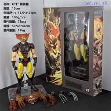 Hell Evil Spirits Wolverine Action Figures Logan Brown Battle Suit Model Toys