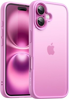 JETech Matt Hülle für iPhone 16 6,1 Zoll, FallSchutz, Handyhülle, Schutzhülle