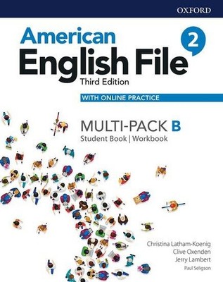 American English File: Level 2: Student Book/Workbook Multi-Pack B with Online P