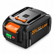 20V 6.0Ah Battery Compatible with Worx WA3520 WA3525 WA3575 WG540 WG545 Tools