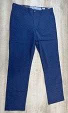NWT Polo Ralph Lauren Pants Blue 32 30 Stretch Straight Fit Chino Cotton Twill
