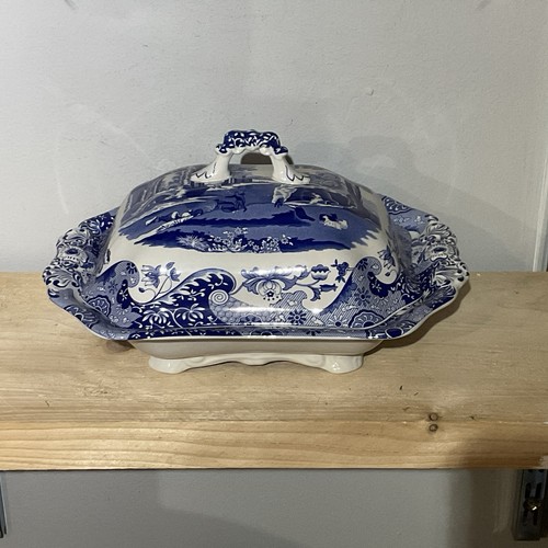 Spode BLUE ITALIAN Lidded Tureen/Vegetable Dish - Picture 2 of 5