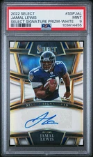 2022 Panini Select Signatures White Prizm #SSP-JAL Jamal Lewis/50 PSA 9 POP 1 !!