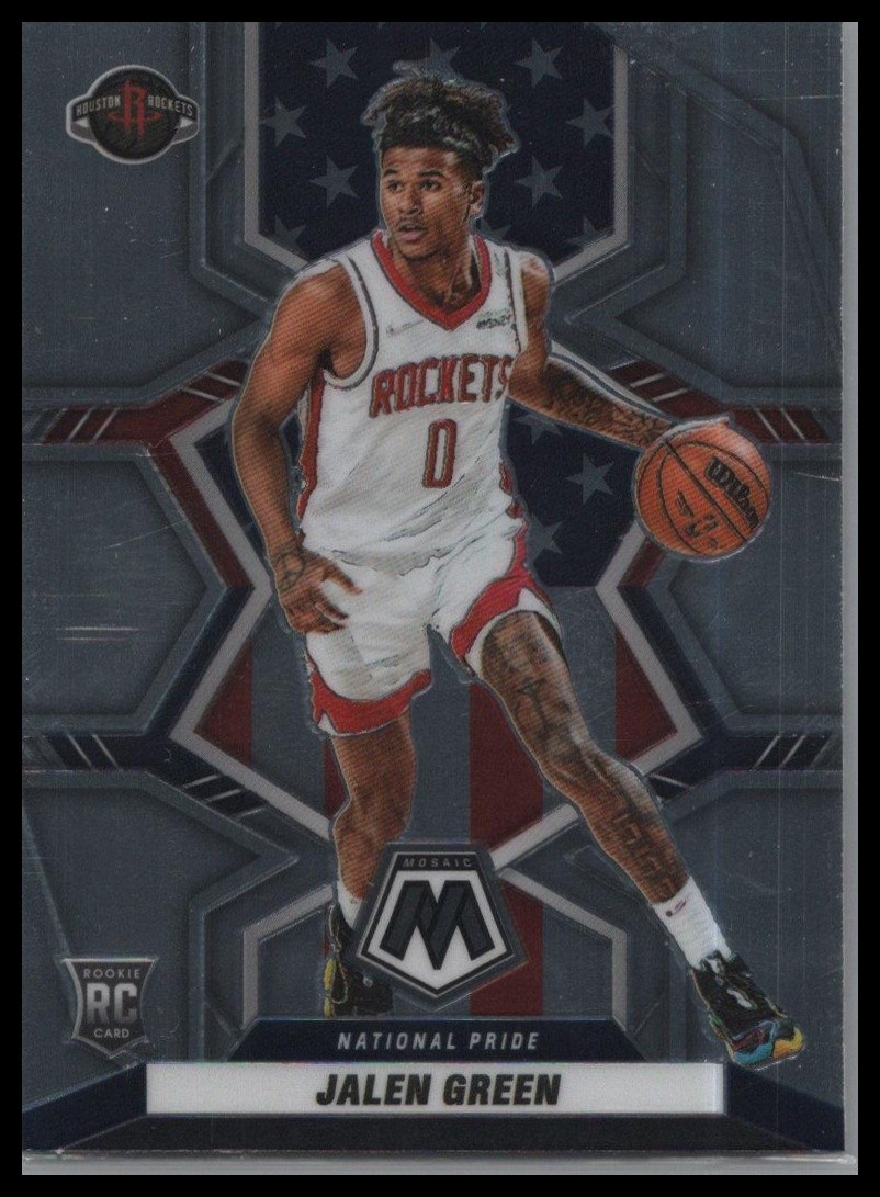 Jalen Green 2021 Mosaic #259 National Pride Price Guide - Sports