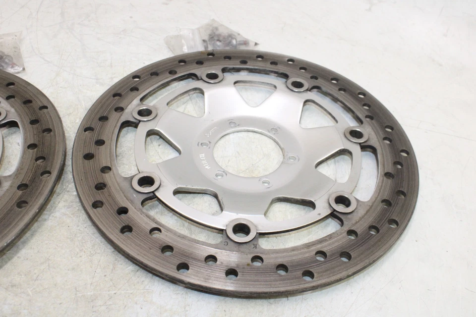 01-10 DISCOS ROTORES DE FREIO DIANTEIRO ESQUERDO DIREITO HONDA GOLDWING 1800 GL1800 FABRICANTE DE EQUIPAMENTO ORIGINAL - Imagem 3 de 4