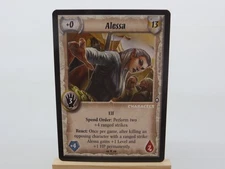 WARLORD Saga of the Storm CCG Elf Character Card ALESSA 18/78 #1045