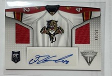 2013-14 Panini Titanium Road Sweater Materials 49/50 Quinton Howden Auto