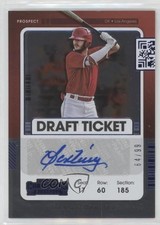 2021 Contenders Prospect 2 Blue Draft Ticket 64/99 Orlando Martinez Auto ni4