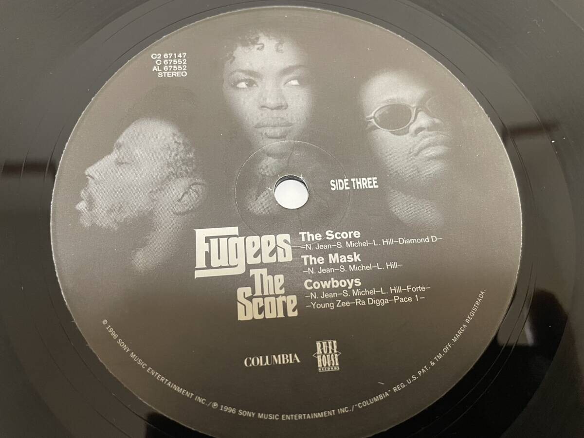 Fugees The Score 1996 2LP Vinyl 1996 US Original Columbia Records
