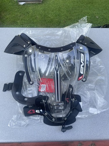 EVS Sports VEX Roost Guard Chest Protector Clear/Black Adult Large LG L For MX - Picture 2 of 2