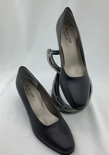 Mark Lemp Classics Womens 7M Shoes Vicki Grey Kidskin Pumps TAW240210/SA