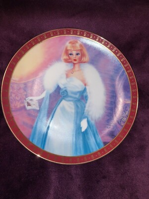 Barbie ''Debutante Ball'' PLATE with COA,  Limited Edition Danbury Mint  NIB