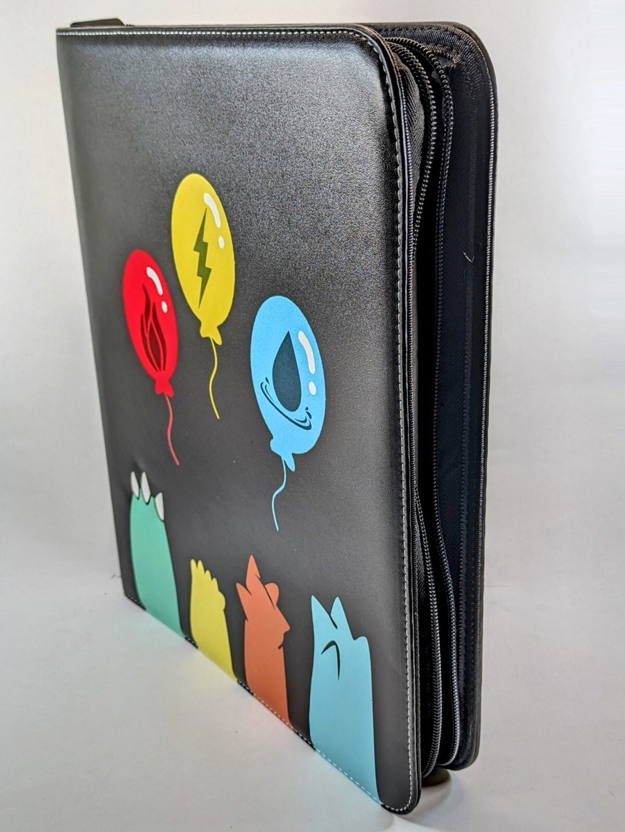 Black Pokemon Card Binder 900 TCG - Pokemon Card Binder TCG Gen 1 Starters  Gift