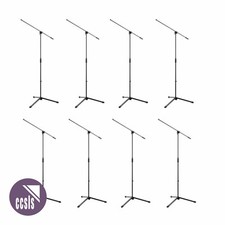 Konig & Meyer 25400 Tall Microphone Stand with Boom x8