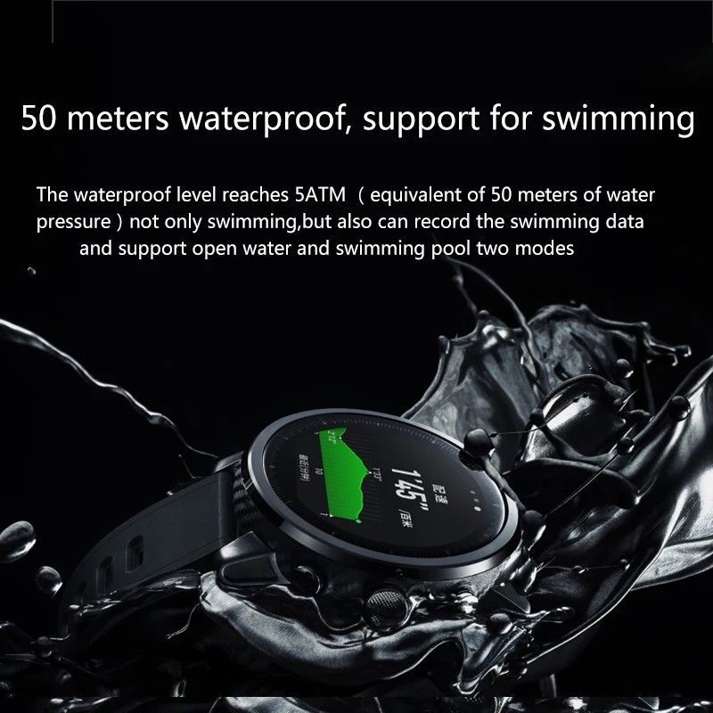 amazfit stratos swimming