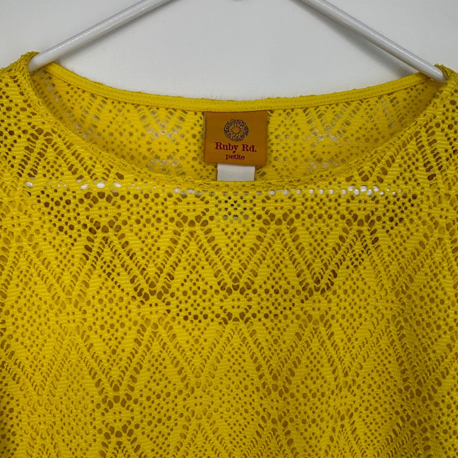 Ruby Rd. Womens Petite Medium PM Pullover Crochet… - image 3