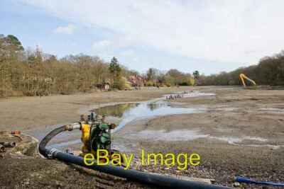 Foto 6x4 Fischerteich während der jährlichen Wartung Nob's Crook so groß p c2008
