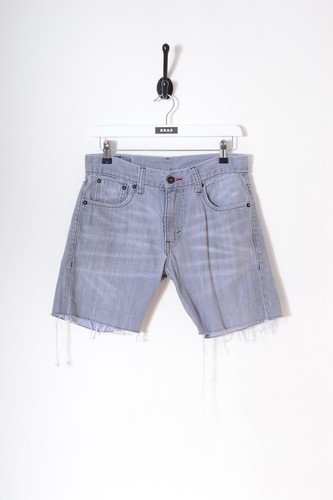 Vintage Levi's Tagliati 511 Pantaloncini Jeans Grigio (W30) | eBay