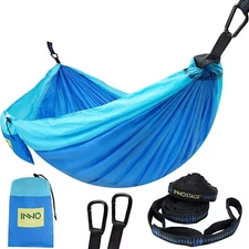 INNO STAGE Camping Hammock - Portable Hammocks Double with 2 Tree S... Fast Ship