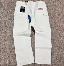New Dickies Mens DOUBLE KNEE Painters Pants 40X30 White Utility Pockets