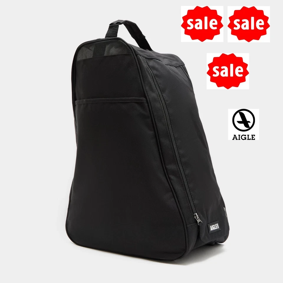 AIGLE RUBBER GUMMISTIEFEL TALL BOOT BAG schwarz für Gummistiefel AUSVERKAUF