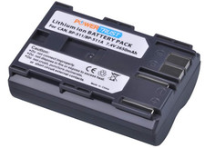Canon 7.4V 2650mAh BP-511 BP-511A Li Batteries for EOS 40D 300D 5D 20D 30D 50D