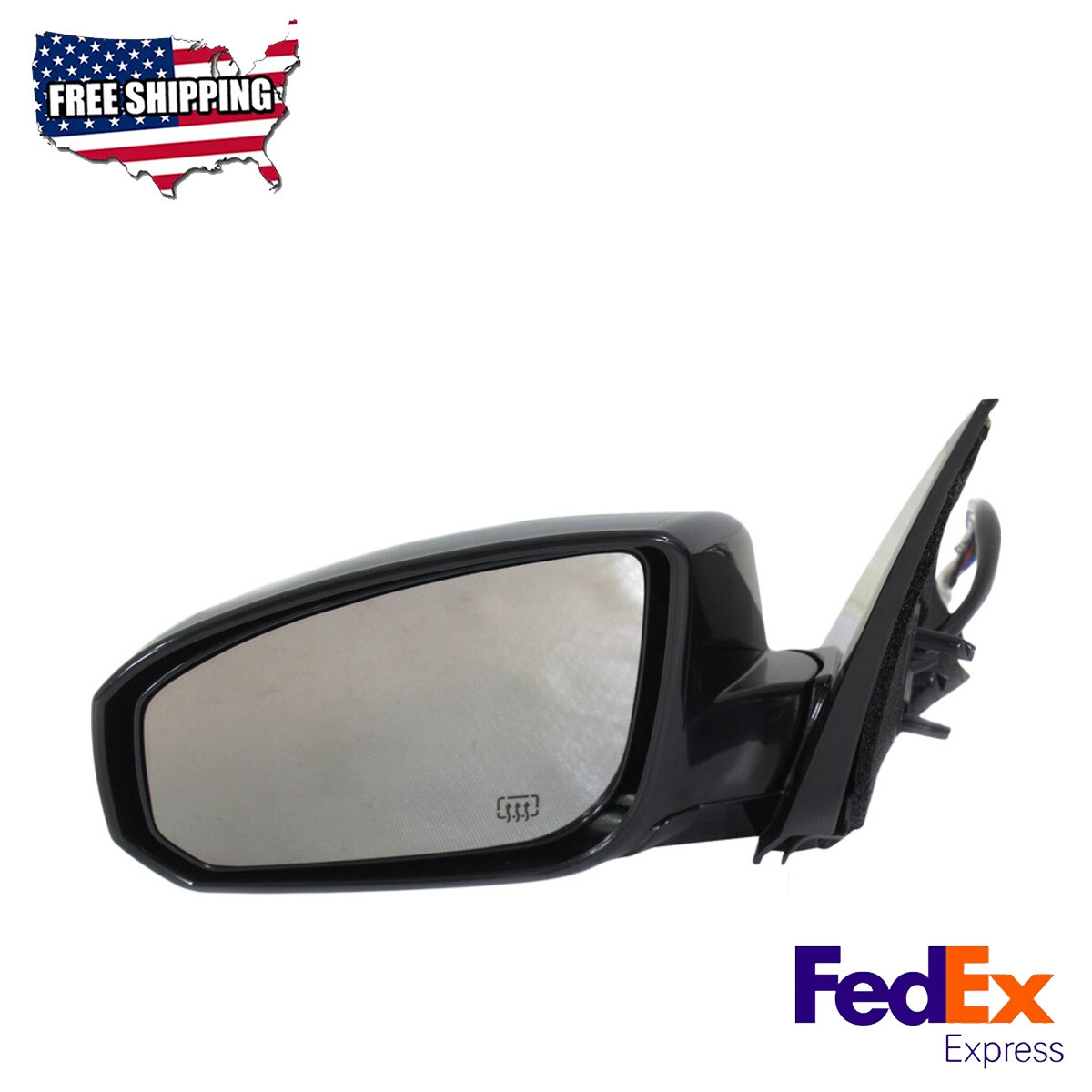 Mirror Paintable Power Glass Driver Side Fits 2006-2008 Nissan Maxima SE SL