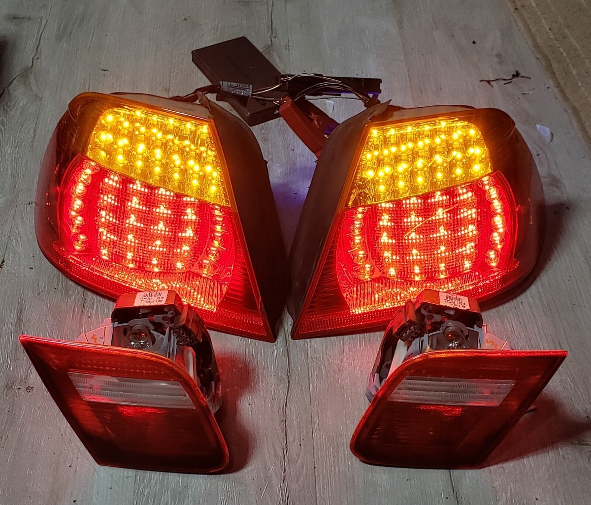OEM AMBER BMW E46 M3 330ci *Convertible ONLY* LED TAIL LIGHTS PAIR