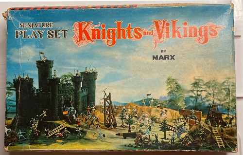 Vintage Knights and Vikings, Marx, 1960s