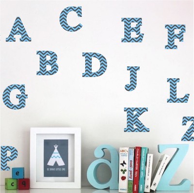Personalized Nursery Alphabet Decal In Many Colors Alphabet Letter Stickers, d61