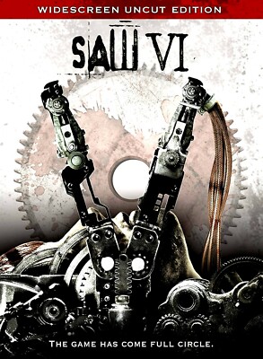 Saw VI  6 -  Uncut Version - Tobin Bell , Costas Mandylor , Mark Rolston NewDVD