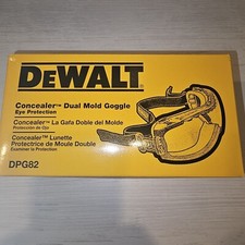 DeWalt DPG82-11 Concealer Clear Anti-Fog Over Glasses Safety Goggles, 1 Pair