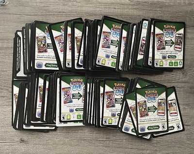 Pokemon TCG Online Code Card Lot of 100 Live Unused - READ DESCRIPTION