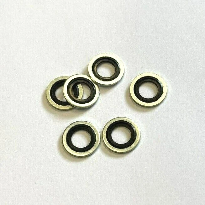 SELO M14 Bonded Seal Washers - Nitrile Sealing Washer . Self Centralising - not Dowty