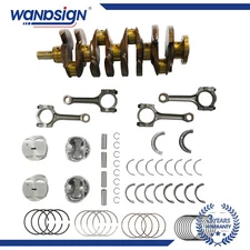 Engine Crankshaft Piston Conrods Bearing Set Fits GM Chevy Buick ECOTEC GMC 2.4L