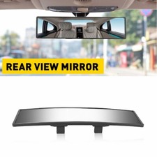 Universal 240mm Wide-angle Convex Interior Clip On Car Truck Rear View Mirror