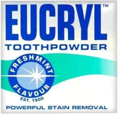 EUCRYL Fresh Mint Original Powerful Whitening Stain Removal Tooth Powder - 50 GM