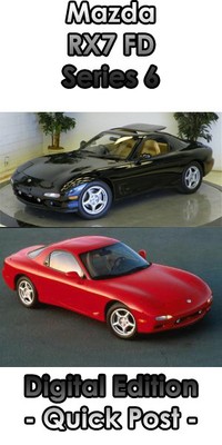 Mazda Rx7 Fd Series 6 Workshop Service Manual Ebay