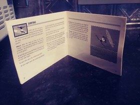 JUEGOS CALIFORNIA Juego Nintendo NES Original 1988 Manual de Instrucciones Folleto SOLO