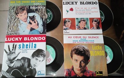 LUCKY BLONDO KONVOLUT 4 CD AUS SAMMLUNG 45 TOUREN EP AUS SAMMLUNG