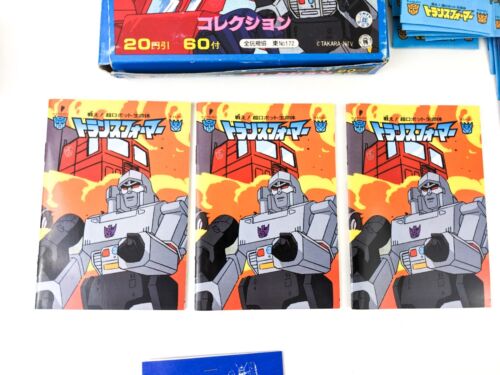 G1 Generation 1 Transformers Takara NTV Menko Komplett Display Packs Album Preis - Bild 5 von 23