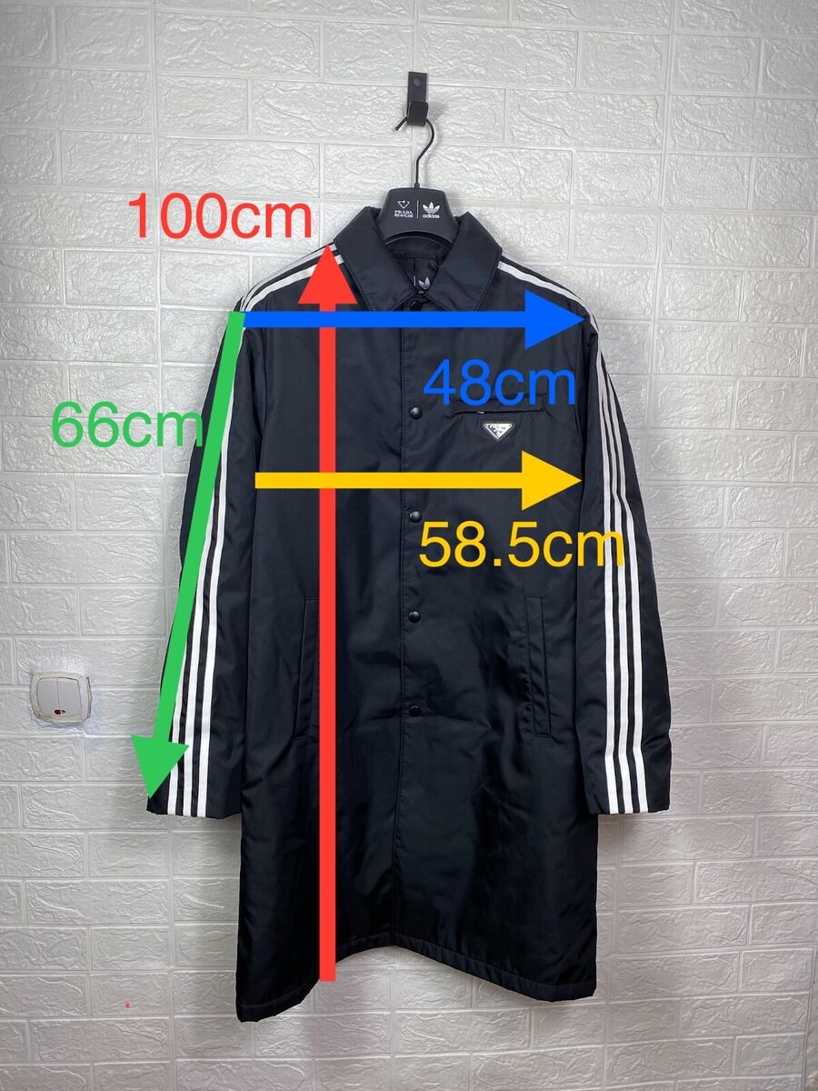 ADIDAS x PRADA Re-Nylon Track Car Coat Black Size: M | eBay ADIDAS x PRADA Re-Nylon Track Car Coat Black Size: M | eBay