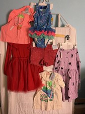Girls Summer Fall Cat Jack Shirts Dresses Shorts Swimsuit Bundle Size 5T NWT