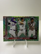 2025 Topps Series 1 RBI Leaders Easter Foil Shohei Ohtani, Adams, Machado